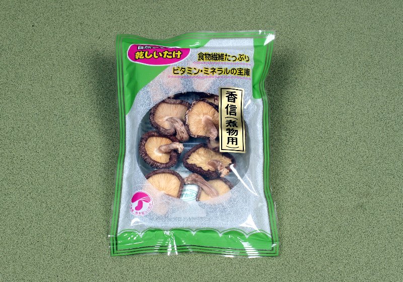 日本産原木乾椎茸　香信中小葉30g