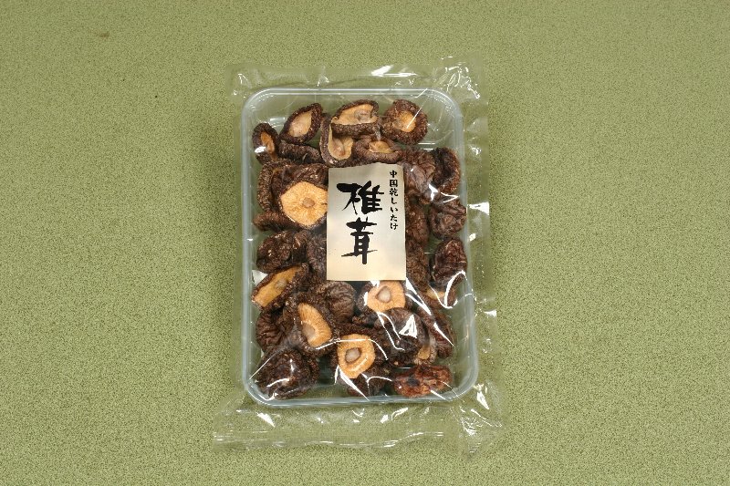 中国産菌床乾椎茸　光面足切厚菇100g