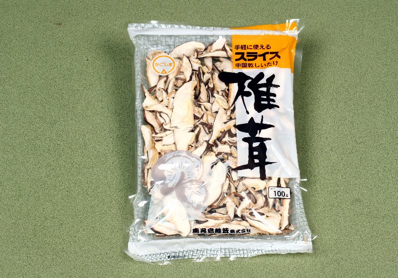 中国産菌床乾椎茸　生切スライス100g